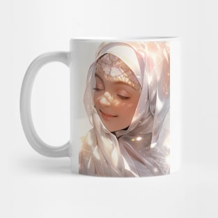 Cute anime girl - kawaii hijab anime girl Mug